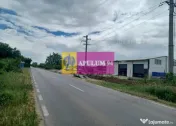 Săbăreni, teren 1900 mp, stradal, hală depozitare, pro... 