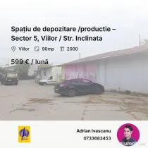 Hala 90mp depozitare / productie – Sector 5, Viilor / S...