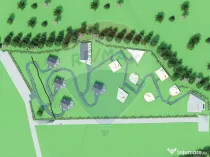 Teren aproape de pădure, situat într-o zonă aerisită