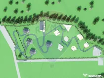 Teren aproape de pădure, situat într-o zonă aerisită