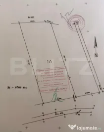 Teren partial intravilan si extravilan, 6764 mp Leamna de Su