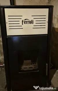 Termosemineu pe peleți Ferroli Breta Pellet 24 kW – funcțional 
