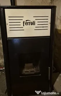 Termosemineu pe peleți Ferroli Breta Pellet 24 kW – funcțional