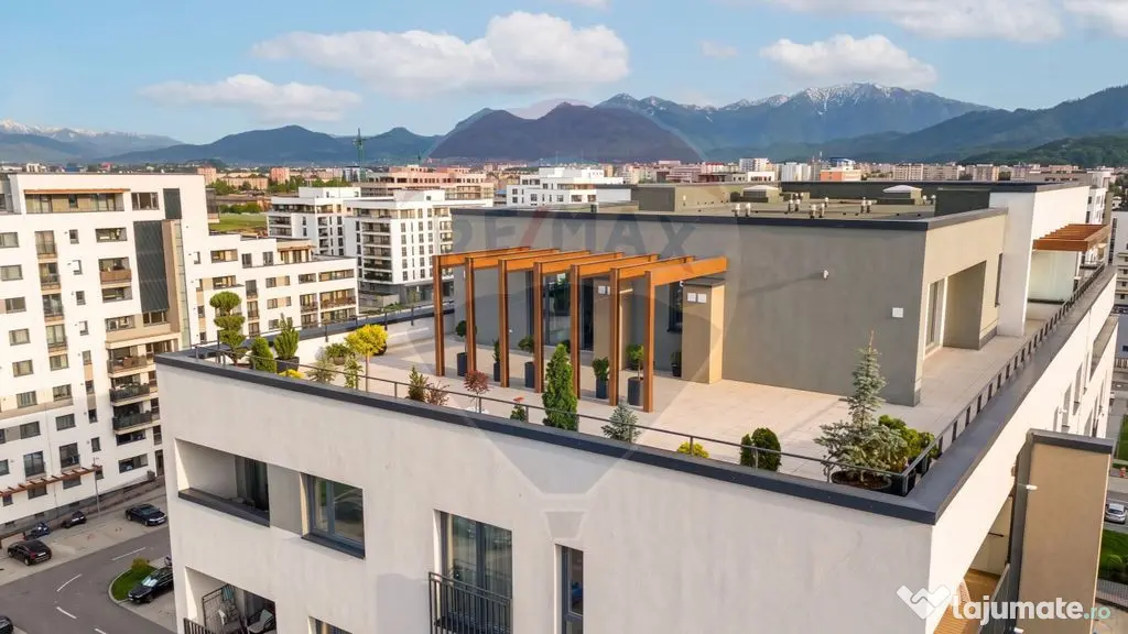 Terasa 168 mp cu Penthouse 4 camere Coresi | panoramic | ...
