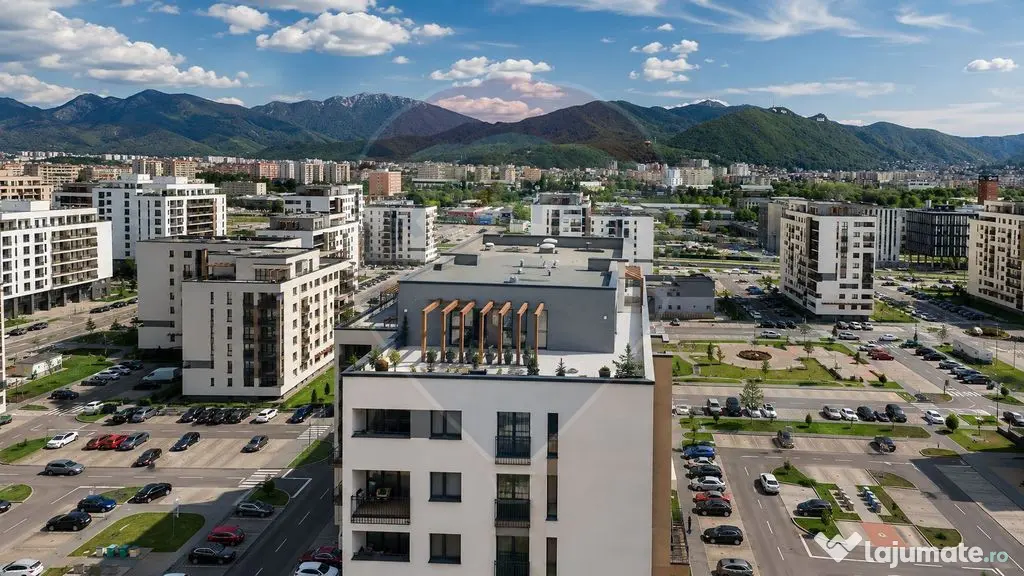 Terasa 168 mp cu Penthouse 4 camere Coresi | panoramic | ...