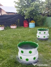 Mobilier gradina din anvelope uzate