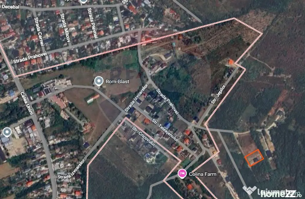 Teren 1430 cu autorizație pentru 2 case | Casă ridicat?...