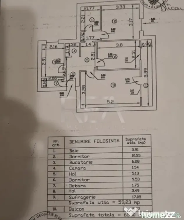 3 camere, et 4/10, 65 mp-Drumul Taberei, Str Valea Argesului