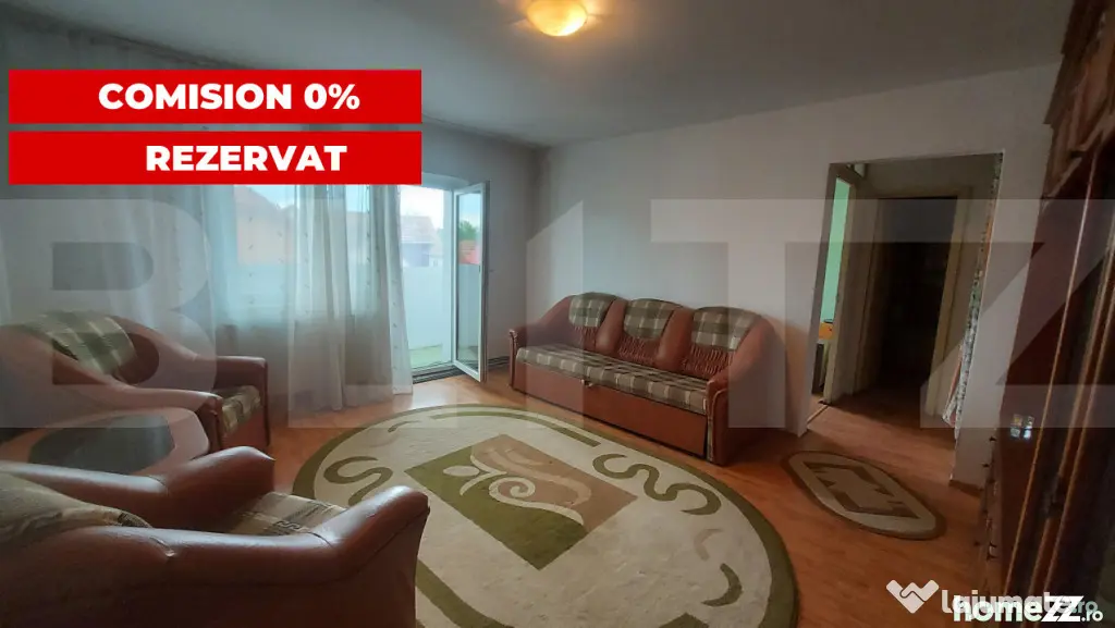 Apartament 3 camere I Etaj 1 I Mobilat si utilat I Insorit - Sfantu Gheorghe (Covasna)