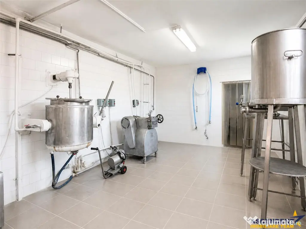 Fabrica de produse lactate birouri 1.300mp teren, Ilieni,