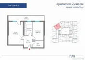 MUTARE IMEDIATA -2 Camere | 66.5 mp | Bloc Nou | Metrou l... 