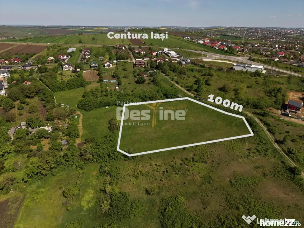 Teren compact intravilan 8000 mp vedere spre Lac, utilităț