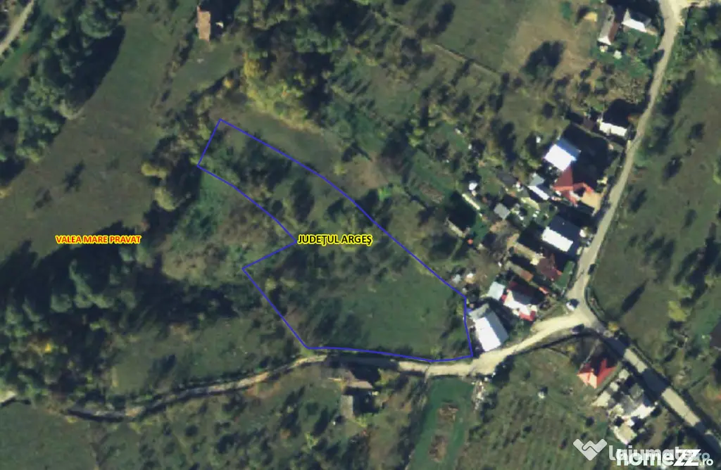 Vânzare teren intravilan 5867 mp – Valea Mare-Pravăț, județul Argeș