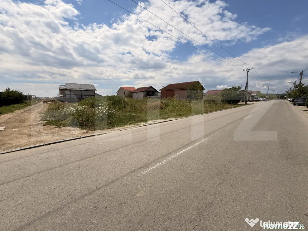 Teren intravilan 400 mp, front 16 m, toate utilitățile, Po