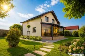 Vila cu atmosfera de resort:smart home, curte spectaculoasa, 