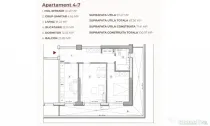 Apartament 2 camere, 82.92 mp, ansamblu 0% Comision Achiziț