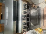 Aragaz+hota inox 