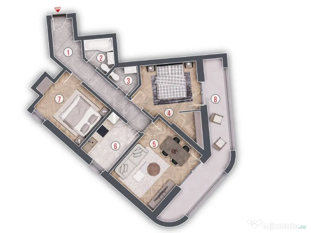 Apartament 3 camere I Dristor I Mihai Bravu
