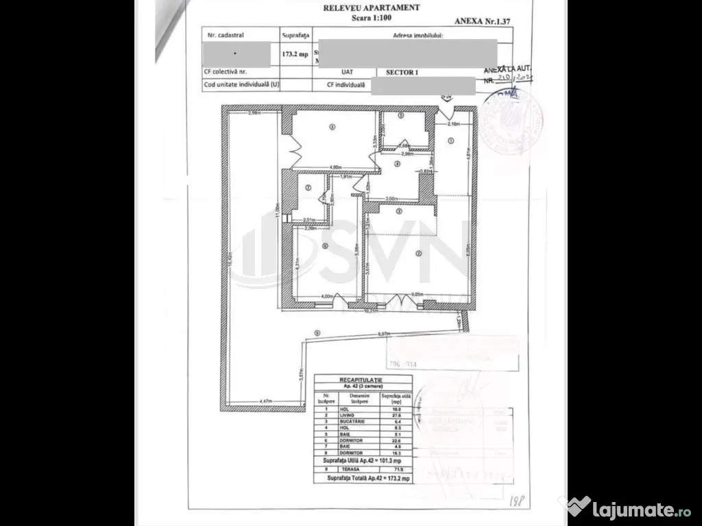 Apartament de I Herastrau I 2 locuri de parcare