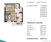 Apartament 2 camere decomandat [ 750m metrou Berceni] 