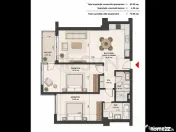 Apartamente 3 camere Aviatiei Bloc nou 