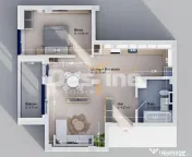 Apartament 2 camere open space etaj 1 Rediu + loc parcare 