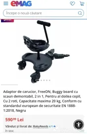 Buggy Board FreeOn, pentru copilul mare 