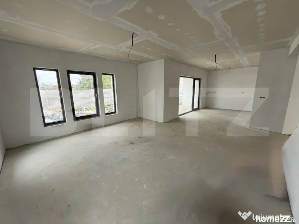 Casă semifinisată 4 camere, 105 mp, zona Odoreu - Odoreu (Satu-Mare)