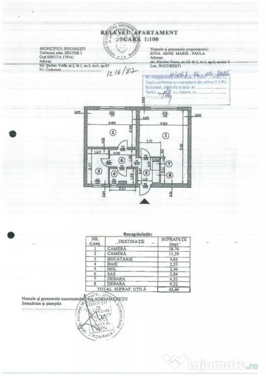Ultracentral*Etaj 4/8*Credit ipotecar*Ready to move in