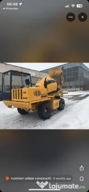 Închiriez utilaje constructii 