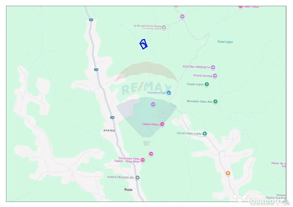 Oportunitate turistică în comuna Roșia 10.059 mp teren