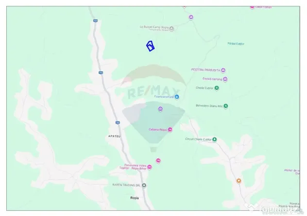 Oportunitate turistică în comuna Roșia 10.059 mp teren