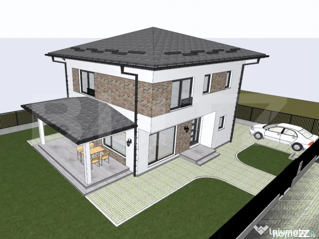 Casă unifamilială, 120 mp, 500 mp teren, liziera pădurii - Chinteni (Cluj)