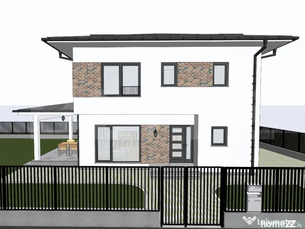 Casă unifamilială, 120 mp, 500 mp teren, liziera pădurii - Chinteni (Cluj)