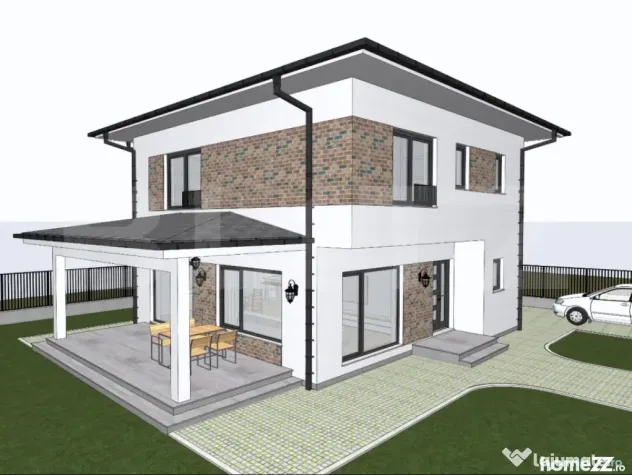 Casă unifamilială, 120 mp, 500 mp teren, liziera pădurii - Chinteni (Cluj)