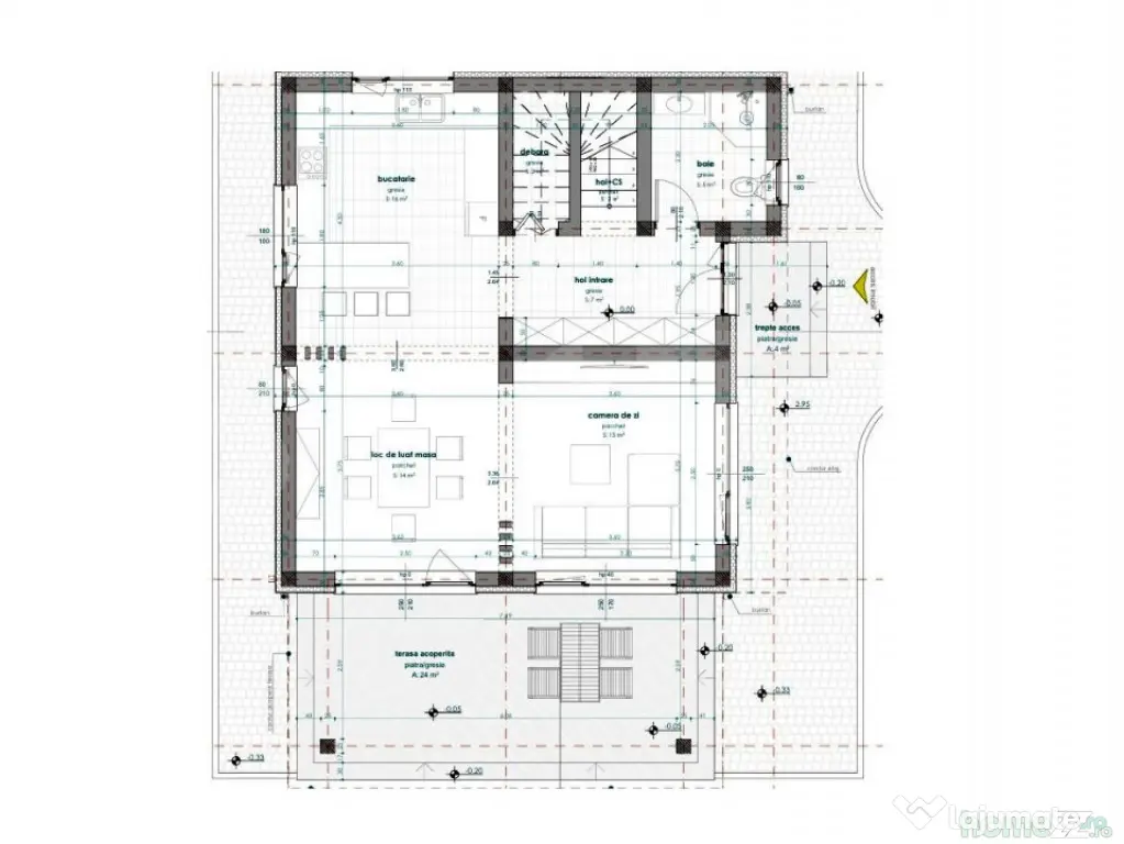 Casă unifamilială, 120 mp, 500 mp teren, liziera pădurii - Chinteni (Cluj)