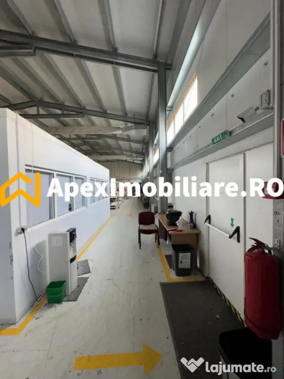 Hala Industrială Malu Rosu Ploiesti 550 mp + Birouri | Parc
