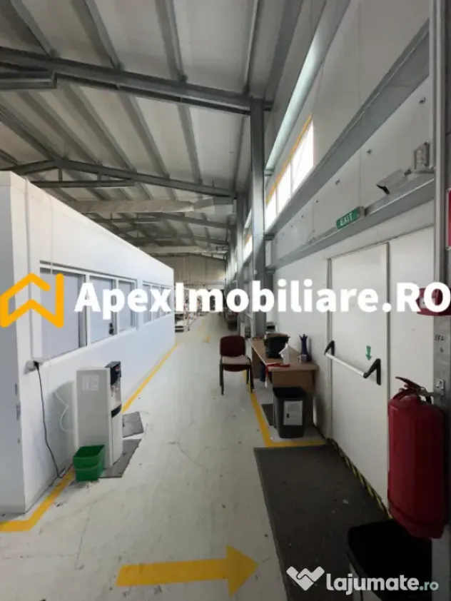 Hala Industrială Malu Rosu Ploiesti 550 mp + Birouri | Parc