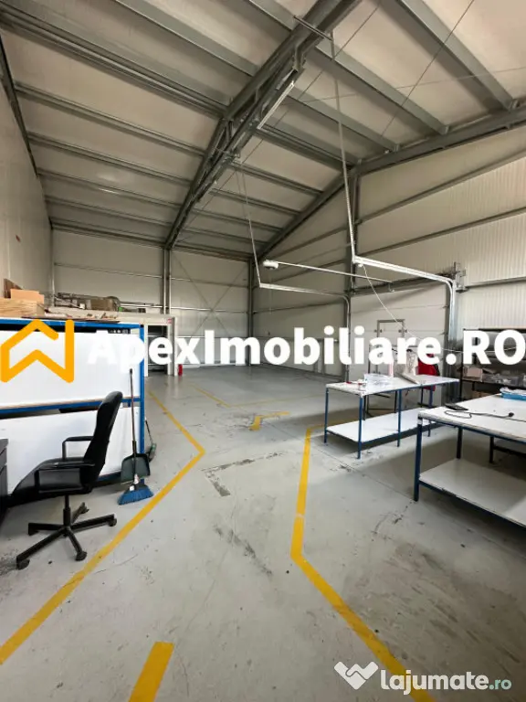 Hala Industrială Malu Rosu Ploiesti 550 mp + Birouri | Parc