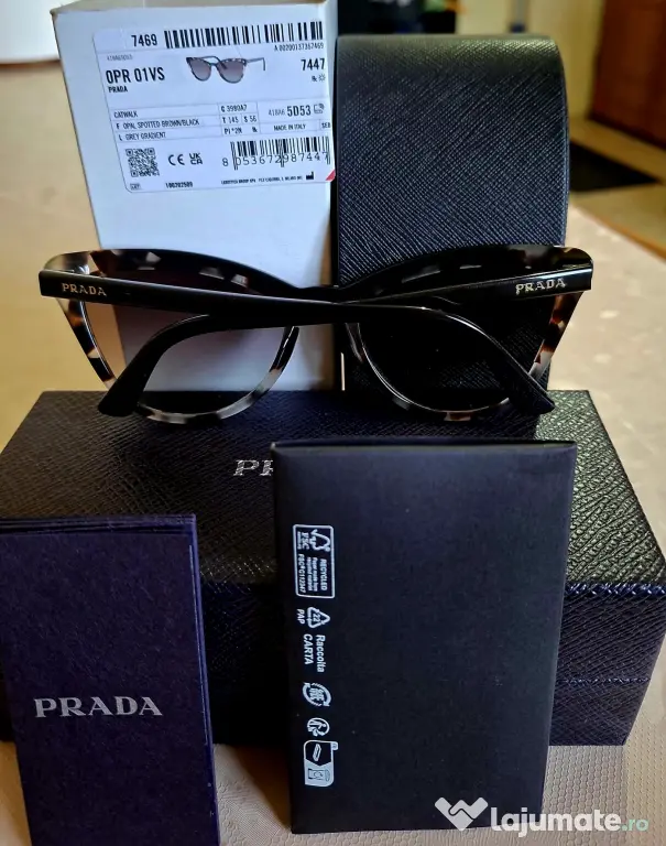 Ochelari dama PRADA,noi cu certificat de garantie!
