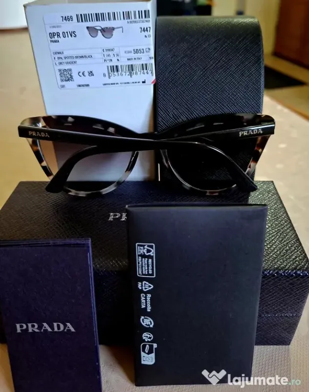 Ochelari dama PRADA,noi cu certificat de garantie!