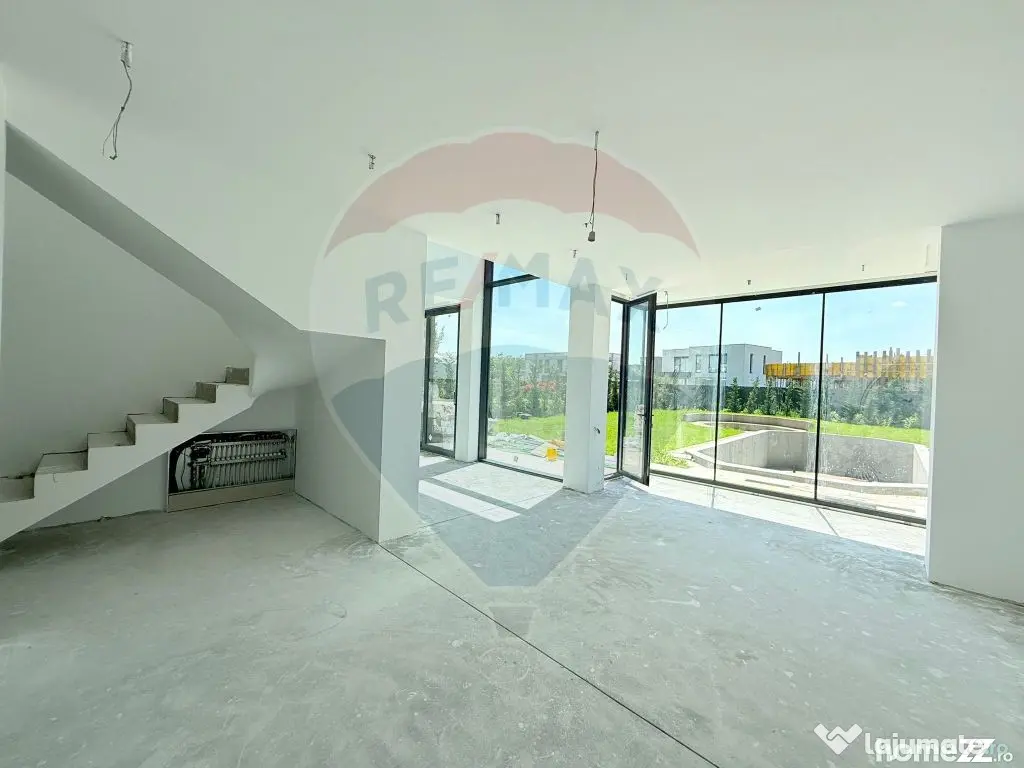 Vilă modernă de vânzare | 5 camere | Dumbrava Vlăsiei... - Balotesti (Bucuresti-Ilfov)