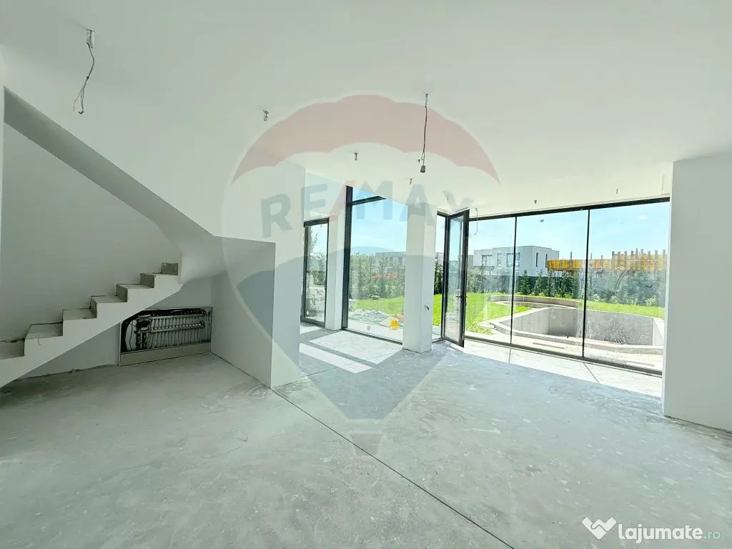 Vilă modernă de vânzare | 5 camere | Dumbrava Vlăsiei...