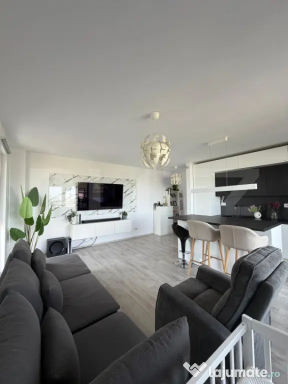 Apartament 2 camere mobilat/utilat, parcare subterană incl