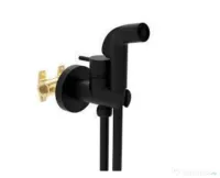 Dus igienic / Shattaf incastrat Borras M2323-NM – negru mat – NOU 