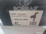 Dus igienic / Shattaf incastrat Borras M2323-NM – negru mat – NOU