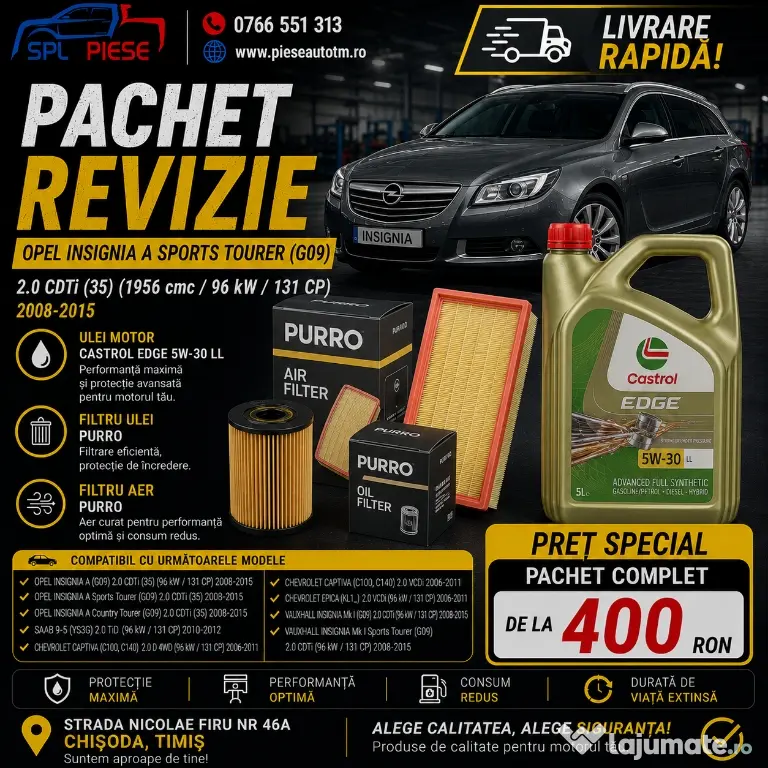 Revizie completă pentru Opel Insignia A Sports Tourer!