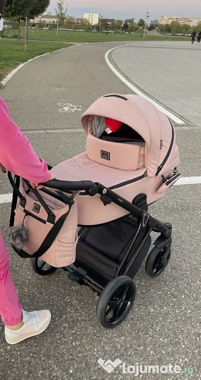 Carucior bebe Adamex Porto Roz 3 in 1