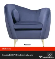 Fotoliu NOU Albastru Kooper 