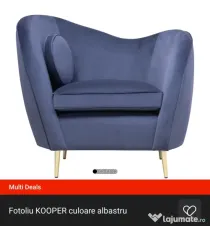 Fotoliu NOU Albastru Kooper